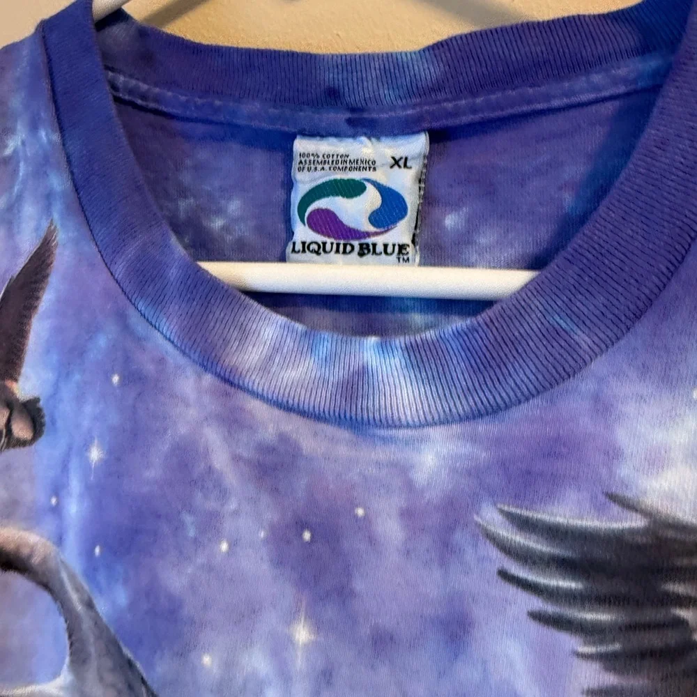 Liquid Blue 1999 Brian Fox Geese Tie Dye Shirt - XL - Picture 2 of 8